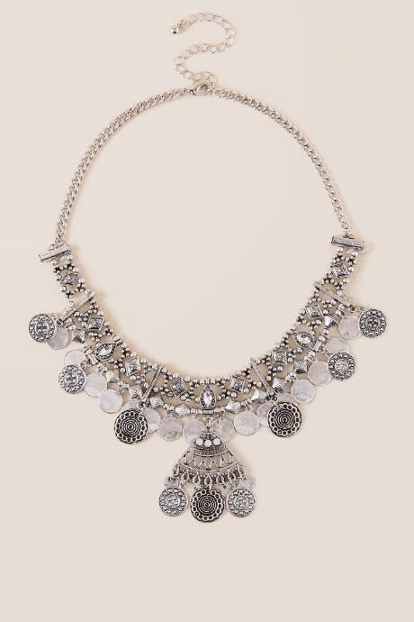 Francesca Inchess Catori Statement Necklace - Silver
