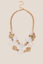 Francesca's Dani Linked-circle Necklace - Ivory