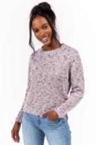 Francesca's Haven Speckle Sweater - Gray