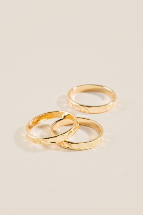 Francesca's Tessalyn Gold Ring Set - Mixed Plating