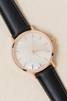 Francesca's Ashlynn Brushed Marble Watch - Black/white