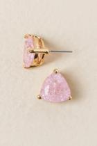 Francesca's Celestia Triangle Stud Earring - Blush