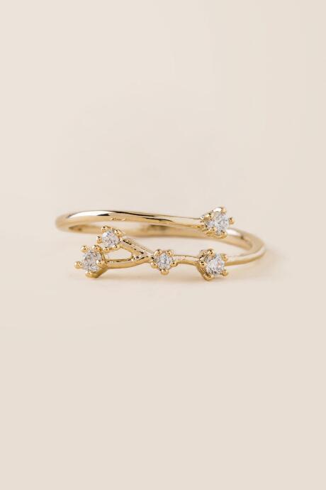 Francesca's Cancer Zodiac Ring - Gold
