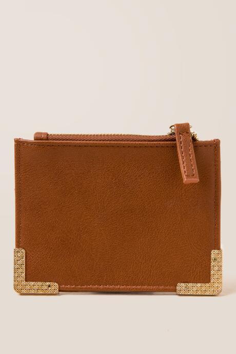 Francesca Inchess Alexis Wallet Card Case - Cognac