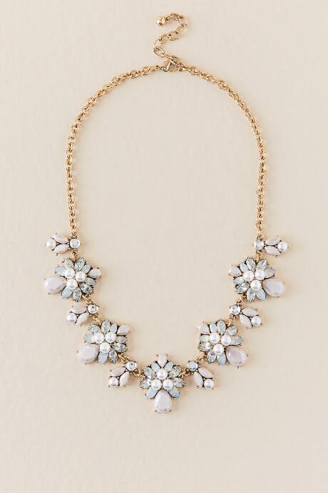 Francesca Inchess Claudia Statement Necklace In Pearl - Pearl
