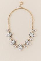Francesca Inchess Claudia Statement Necklace In Pearl - Pearl