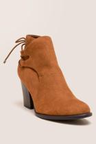 Dirty Laundry - Wing It Tie Back Bootie - Tan
