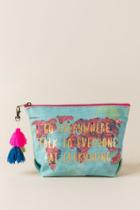 Francescas Go Everywhere Cosmetic Bag - Turquoise