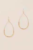 Francesca's Arabella Bead Teardrop Earring - Gold