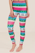 Francesca's Merry Catmas Holiday Legging - Multi