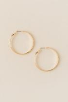 Francesca's Nadina Pav Hoop Earring - Gold