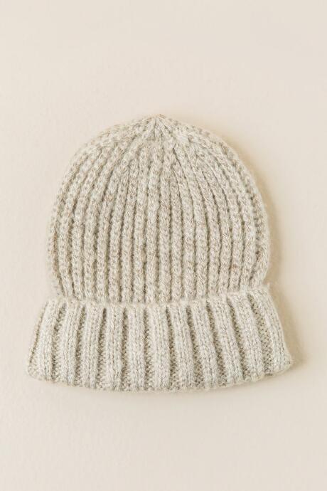 Francesca's Bianca Cable Knit Beanie - Beige
