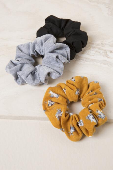 Francesca's Melissa Scrunchie Set - Marigold