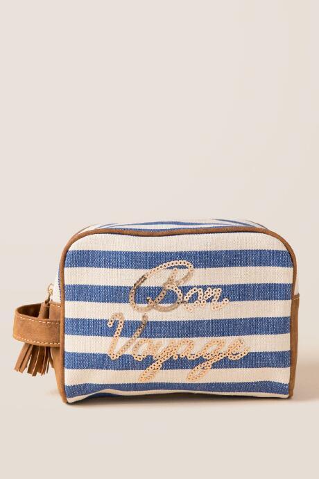 Francesca Inchess Bon Voyage Cosmetic Bag - Navy