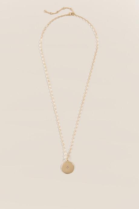Francesca's Vicki Coin Pendant Necklace - Gold