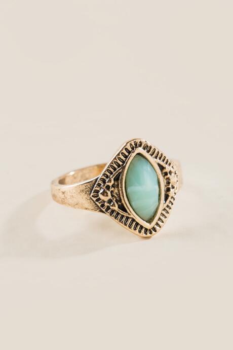 Francesca's Betsy Jade Boho Ring - Jade