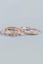 Francesca's Austell Ring Set - Rose/gold