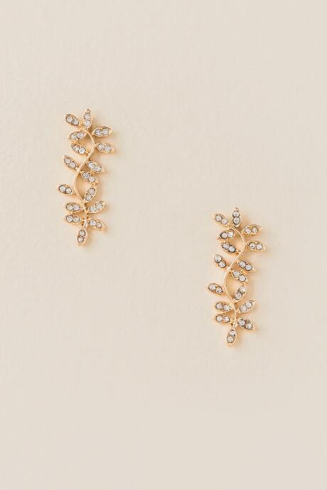 Francesca's Tulay Vine Crawler Stud Earring - Gold
