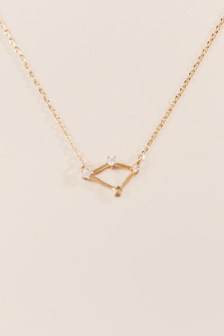 Francesca Inchess Libra Zodiac Pendant - Gold
