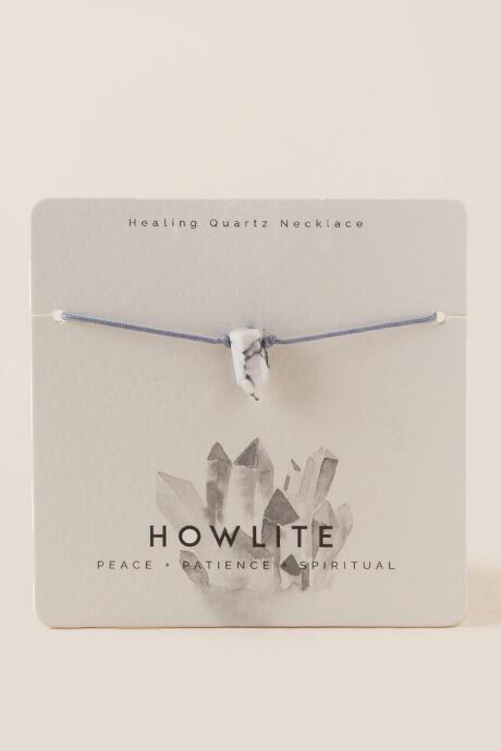 Francesca Inchess Healing Howlite Choker - White