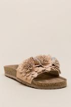 Not Rated Cinnamon Flower Footbed Sandal - Blush