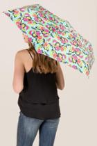 Francesca's Makala Floral Umbrella - Mint