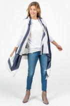 Francesca's Monroe Hooded Vest - White