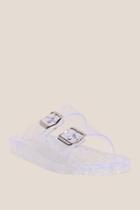 Mia Marian Clear Double Band Sandal - Clear