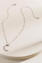 Francesca's Ryleigh Moon Pendant - Silver