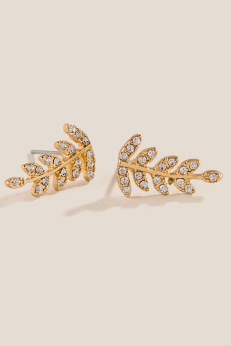 Francesca Inchess Artemis Crystal Leaf Crawlers - Crystal
