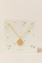 Francesca's Cancer Constellation Coin Pendant - Gold