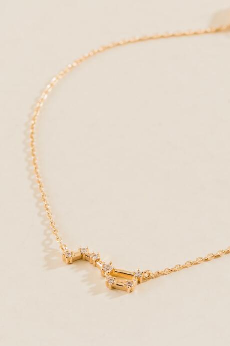 Francesca's Aries Zodiac Pull Tie Bracelet - Gold
