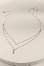Francesca's Alexis Cz Pendant Necklace - Gold