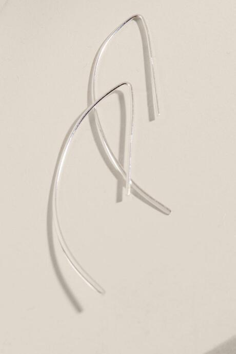 Francesca's Samantha Wire Threader Earrings - Silver