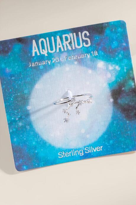 Francesca's Aquarius Constellation Sterling Ring - Silver