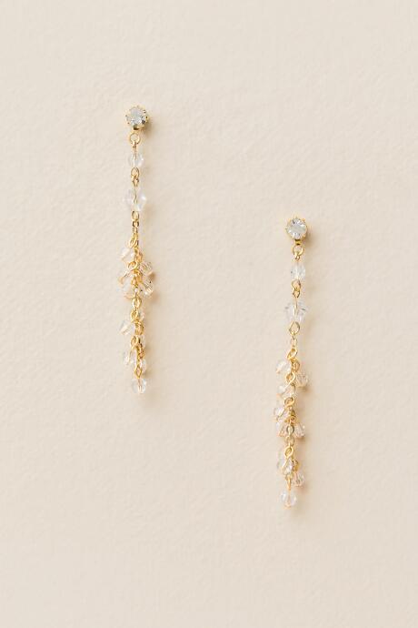 Francesca's Curated Collection Linear Earring In Gold - Gold