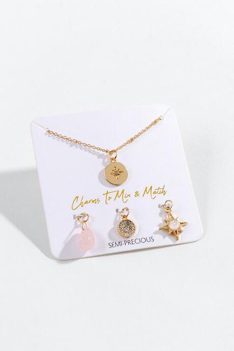 Francesca's Asha Pav Star Necklace - Gold