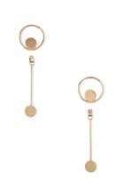 Francesca's Lynsey Circle In Circle Stick Earring - Gold