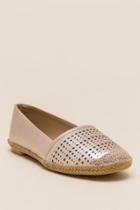 Wanted Roundel Metallic Espadrille - Bronze