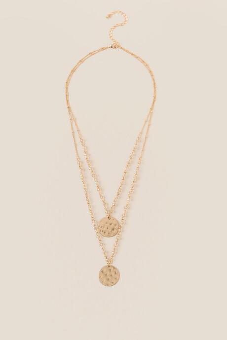 Francesca's Arianna Beaded Coin Necklace - Gold