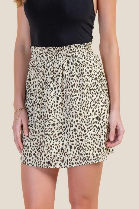 Francesca's Paige Paperbag Skirt - Ivory