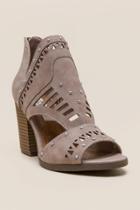 Sugar Very Cute Peep Toe Shootie - Blush