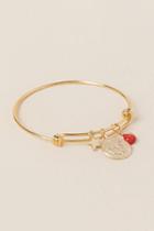 Francesca's Capricorn Zodiac Charm Bracelet - Gold