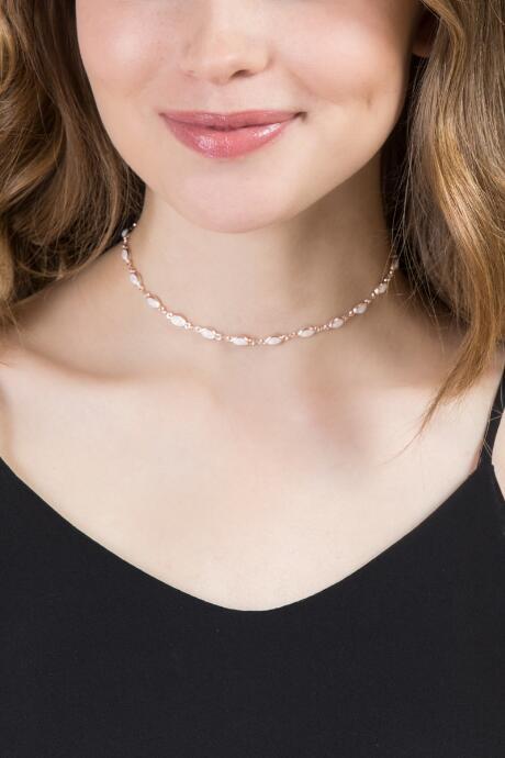 Francesca Inchess Adairia Linked Opal Choker - Iridescent