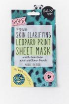 Oh K Sos Skin Clarifying Leopard Sheet Mask - Turquoise