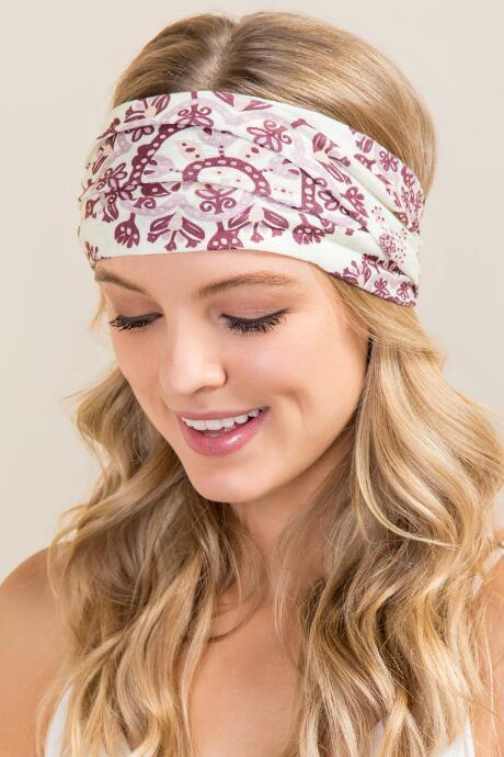 Francesca's Boho Bandeau By Natural Life In Ivory Medallion - Ivory