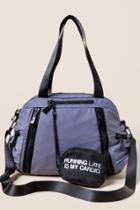 Francesca's Running Late Is My Cardio Weekender Bag - Gray