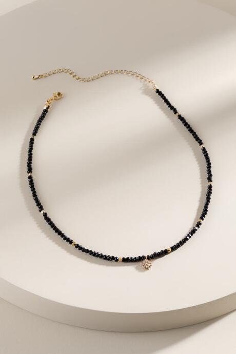 Francesca's Emersyn Choker Necklace In Black - Black