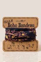 Francesca's Boho Bandeau In Gold And Black - Black