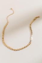 Francesca's Arianna Circle Choker Necklace - Gold
